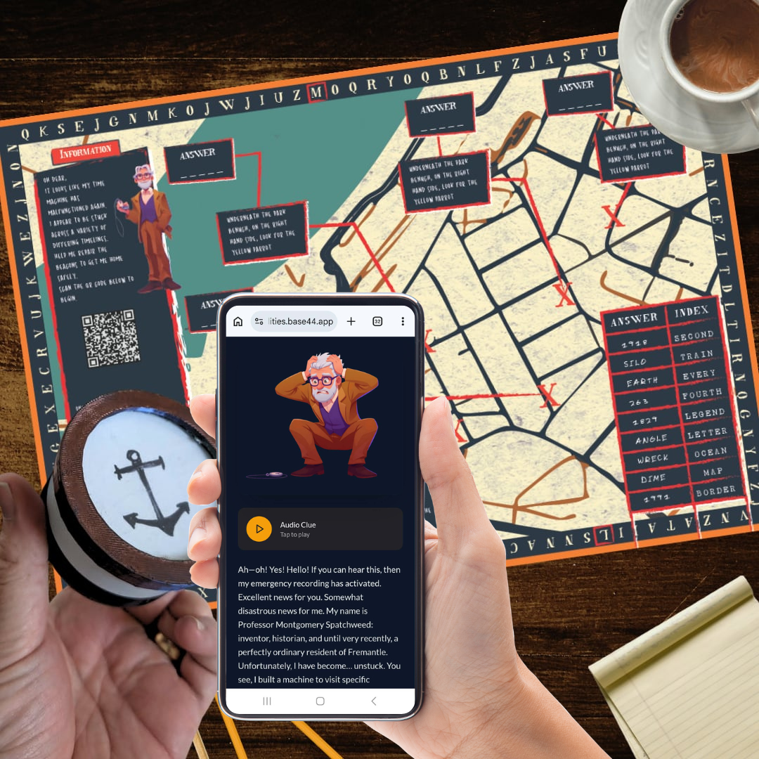 The Lost Professor - Real World Treasure Hunt
