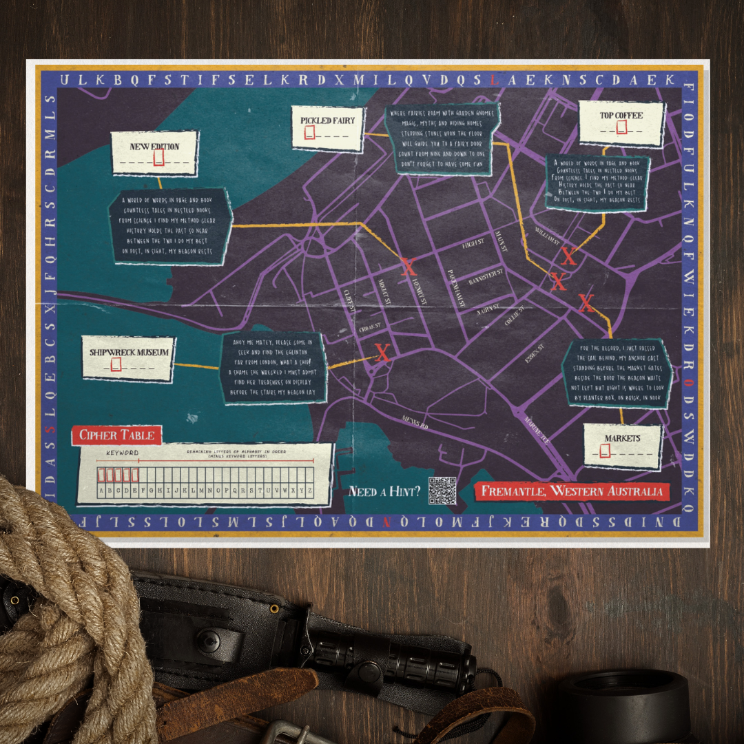 The Lost Professor - Real World Treasure Hunt
